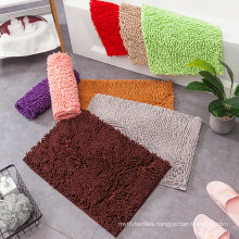 anti slip Non-Slip microfiber bathroom mat Shower Mat Machine-Washable Bath Rug Washable Chenille Carpet Rugs dropshipping